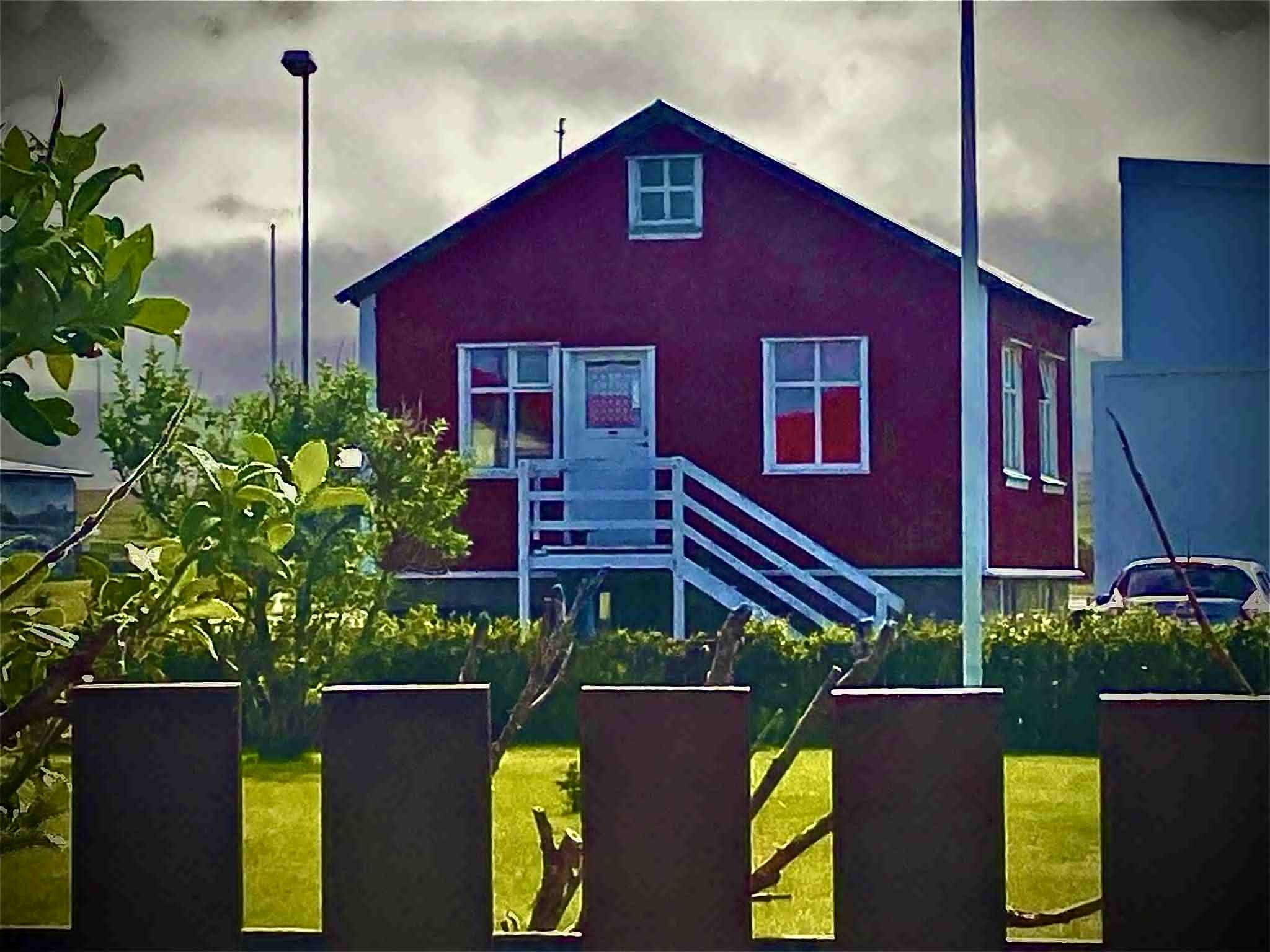 White Seagulls Retreat house exterior in Hellissandur